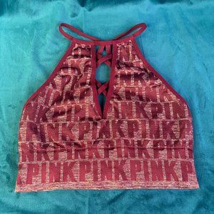 PINK Victoria's Secret Cool & Comfy High-Neck Bralette